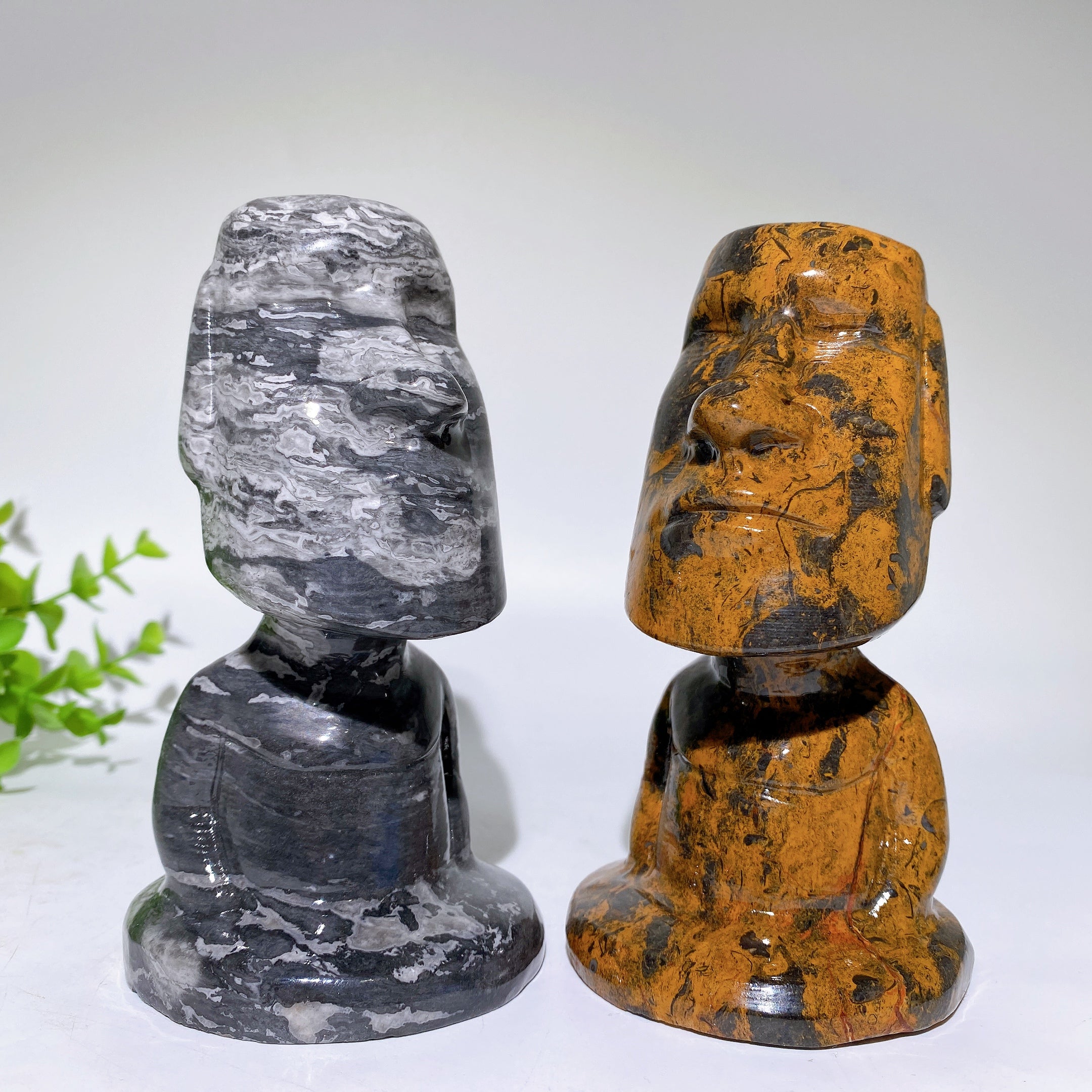 5.2inch Picasso Stone Moai Spiritual Statue