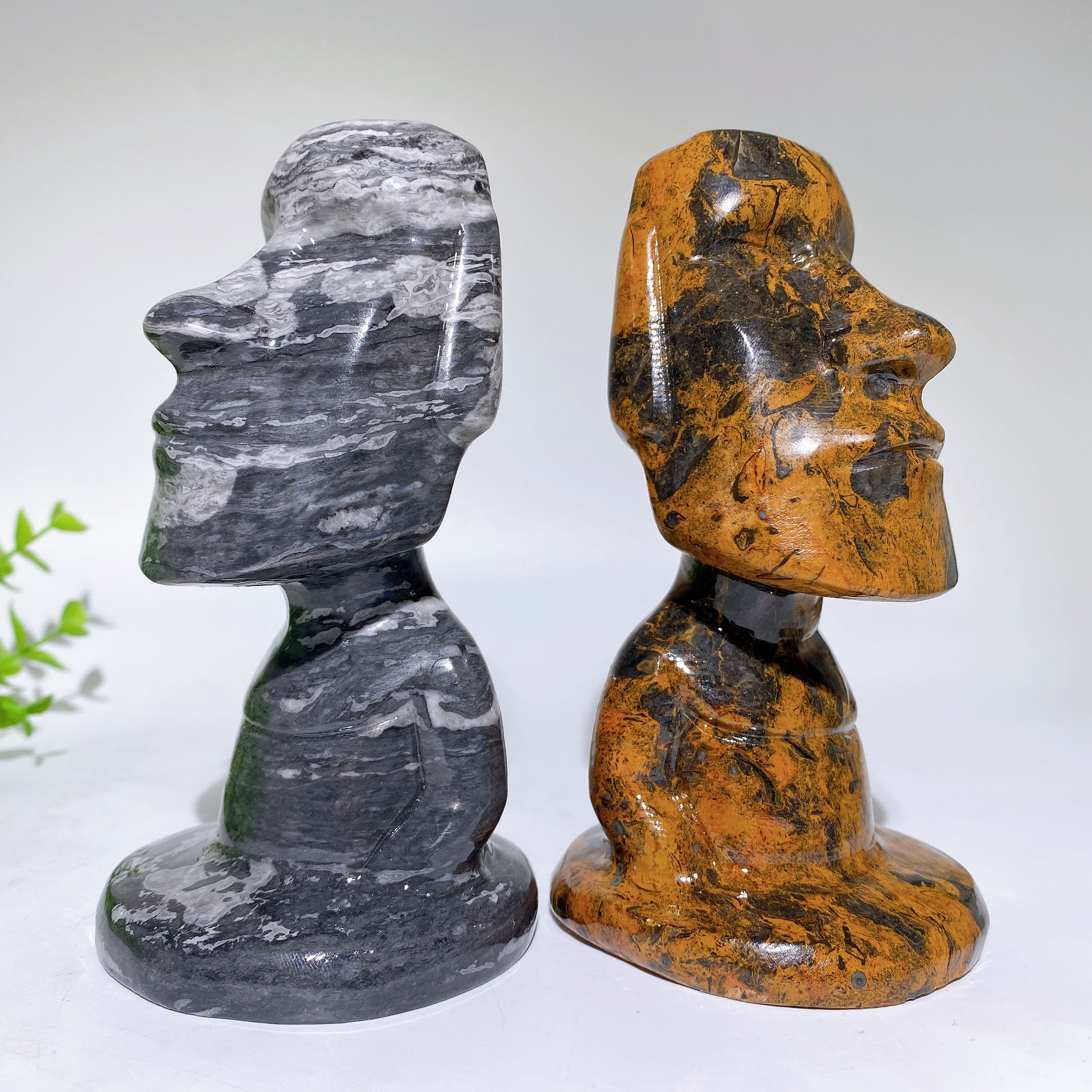 5.2inch Picasso Stone Moai Spiritual Statue
