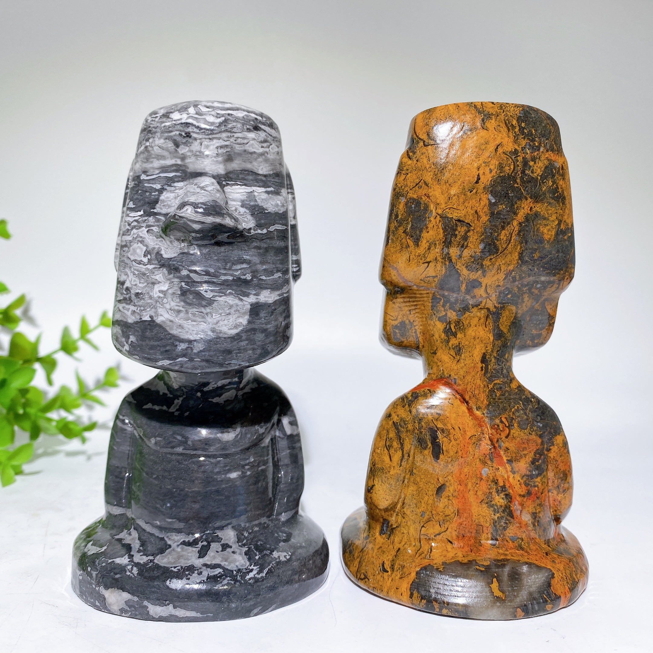 5.2inch Picasso Stone Moai Spiritual Statue