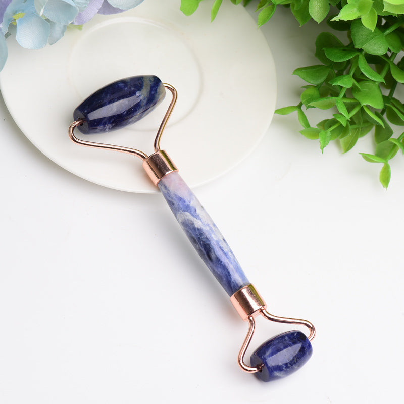 5.6 Inch Crystal Facial Roller for Healing & Massage