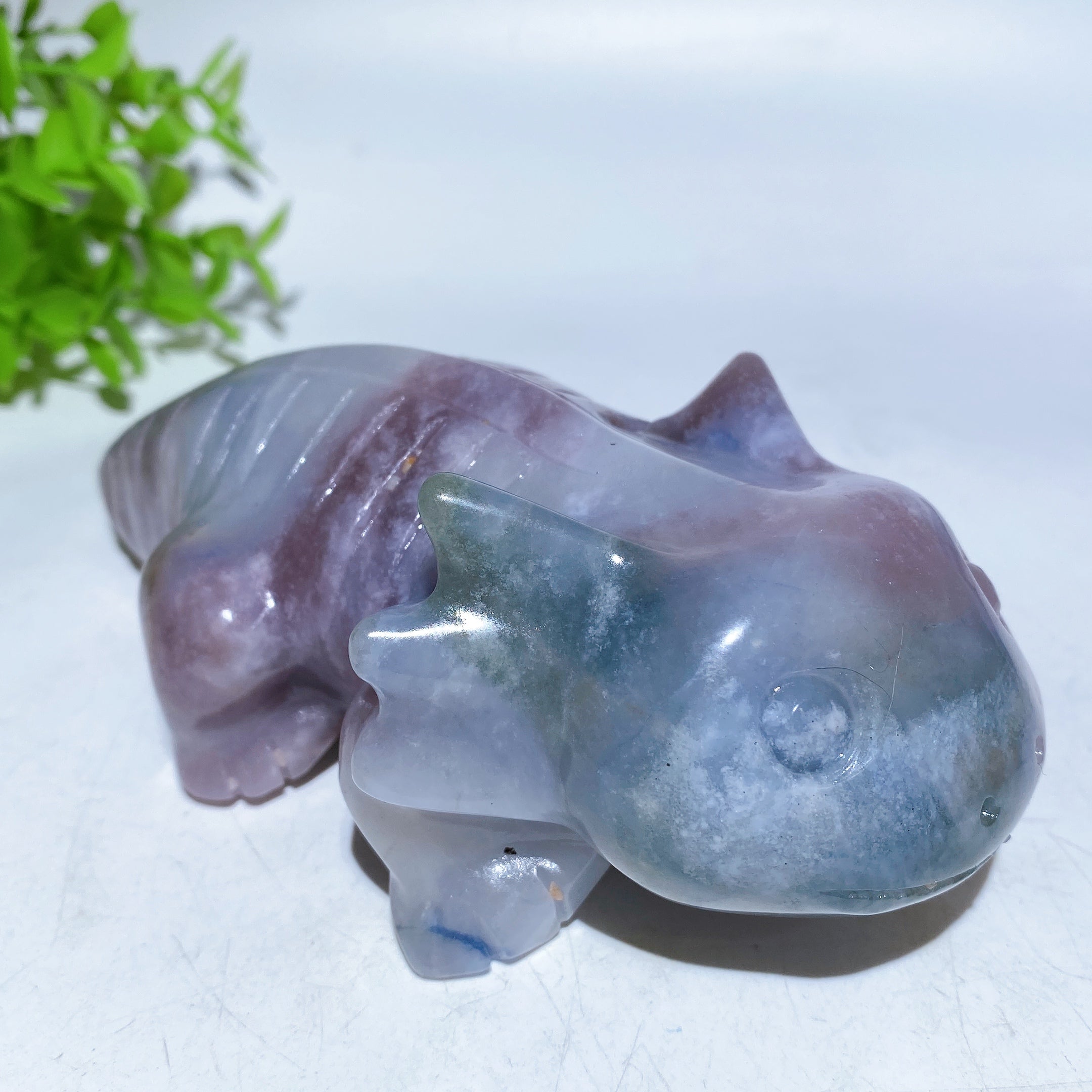 5.6 inch Crystal Salamander Figurine Carving for Healing