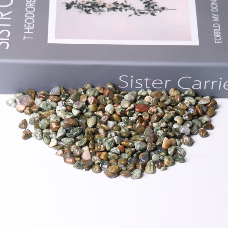 Éclats de guérison en jaspe tropical de 5 à 7 mm pour la paix et les rituels