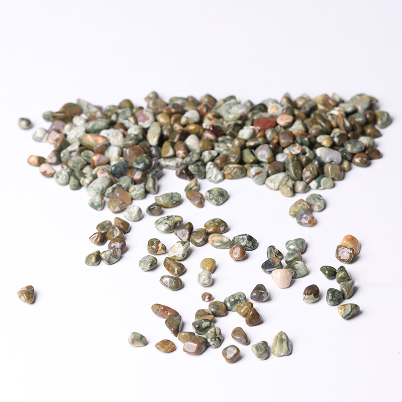 Éclats de guérison en jaspe tropical de 5 à 7 mm pour la paix et les rituels