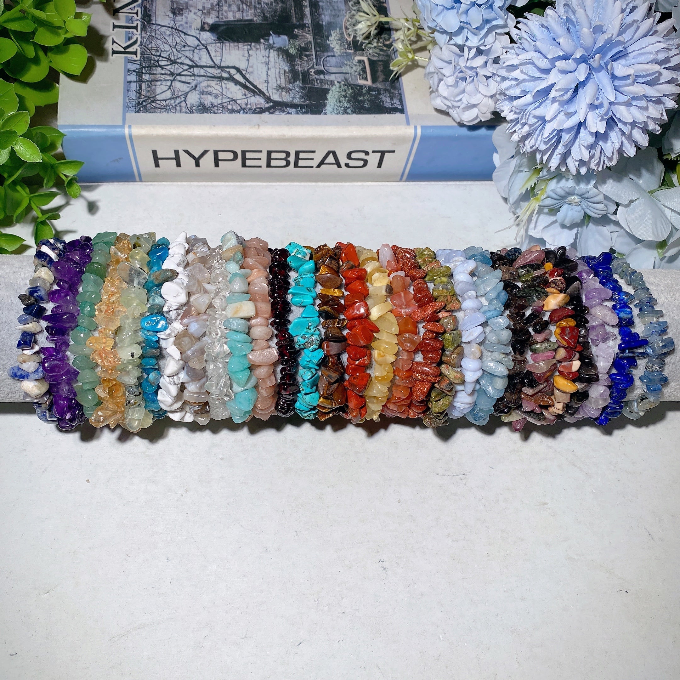 5-9mm Mixed Crystal Chips Spiritual Bracelet for Healing