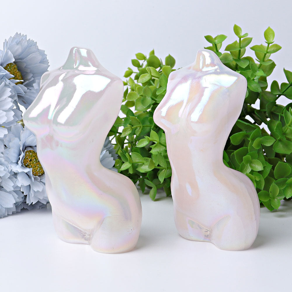 5-Inch Aura Angel Crystal Carving Healing Statue