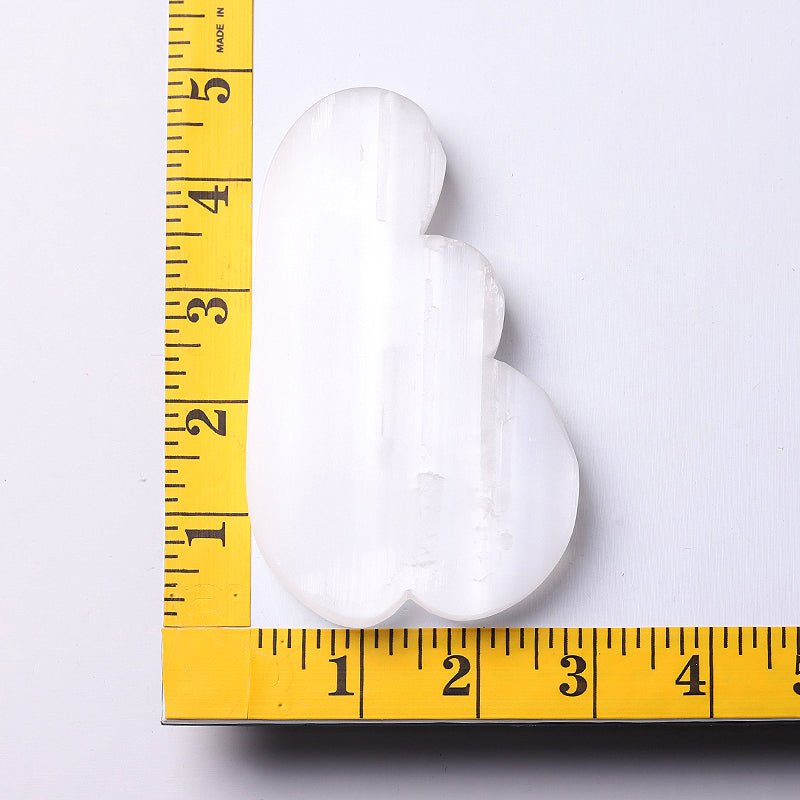 5 inch Selenite Cloud Carving for Meditation & Healing
