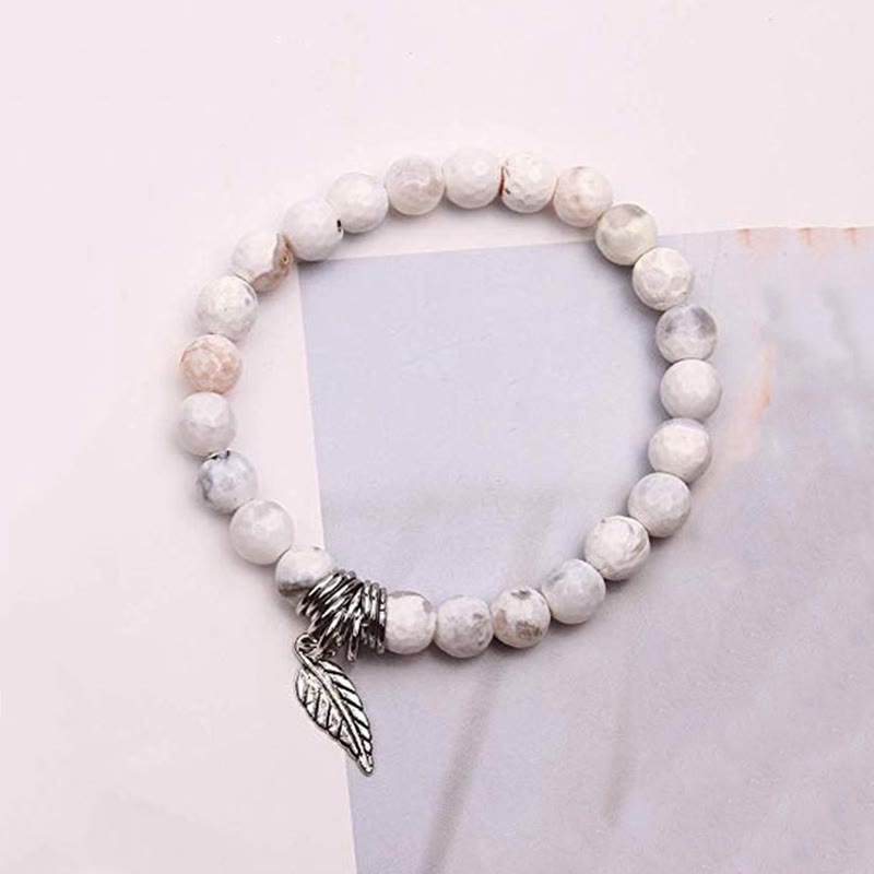 Turquoise Balance Bracelet with Tree of Life | Women's 8mm Beads
