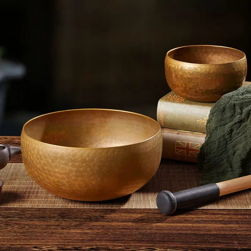 Original Tibetan Meditation Singing Bowl Rainbow Sound Bowls Yoga Sound Healing Therapy Nepal Singing Bowls Buddhist Decorations