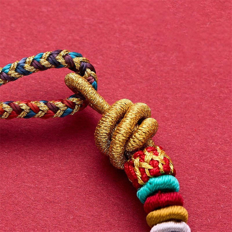 Dragon Feng Shui Luck Bracelet with Copper Coin Charm