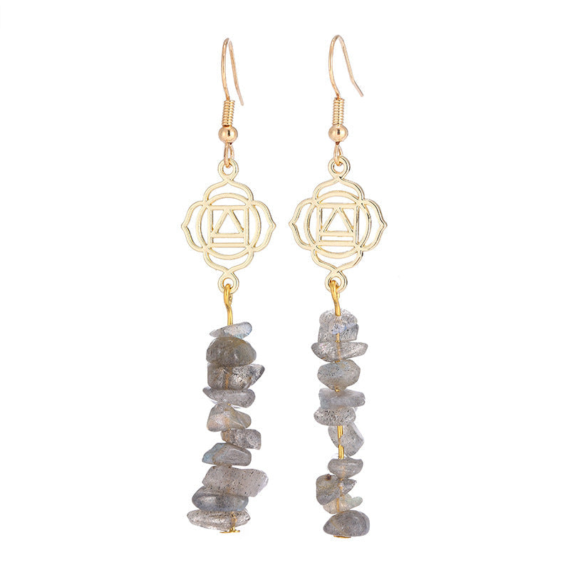 Zen Cairn Citrine Confidence Earrings for Healing