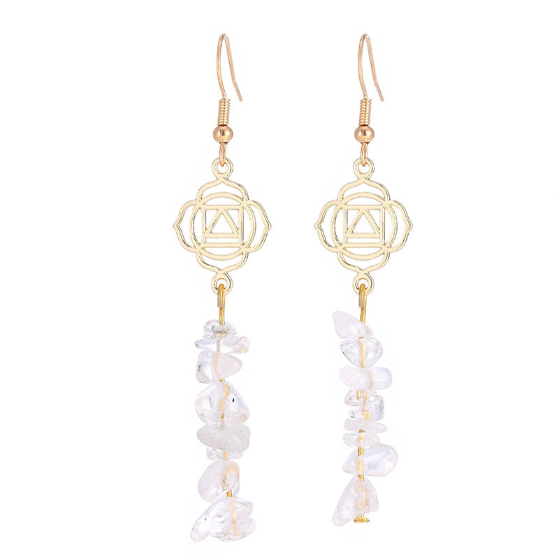 Zen Cairn Citrine Confidence Earrings for Healing