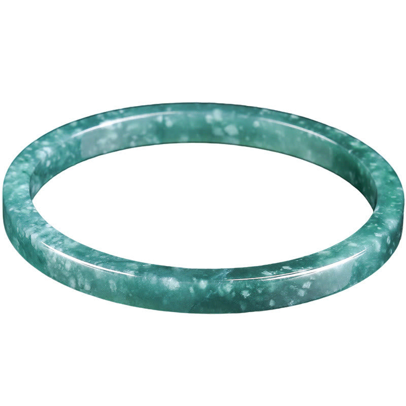 Bracelet d'abondance en jade naturel de 54 mm pour la prospérité