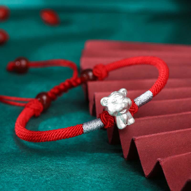 Sterling Silver Chinese Zodiac Luck & Strength Bracelet