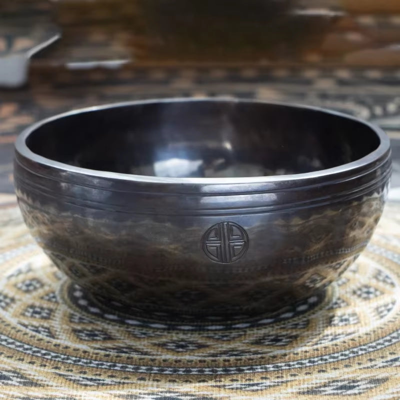 Full Moon Nepal Singing Bowl Handmade Meditation Massage Yoga Tibetan Singing Bowls Chakra Sound Healing Therapy Accessories