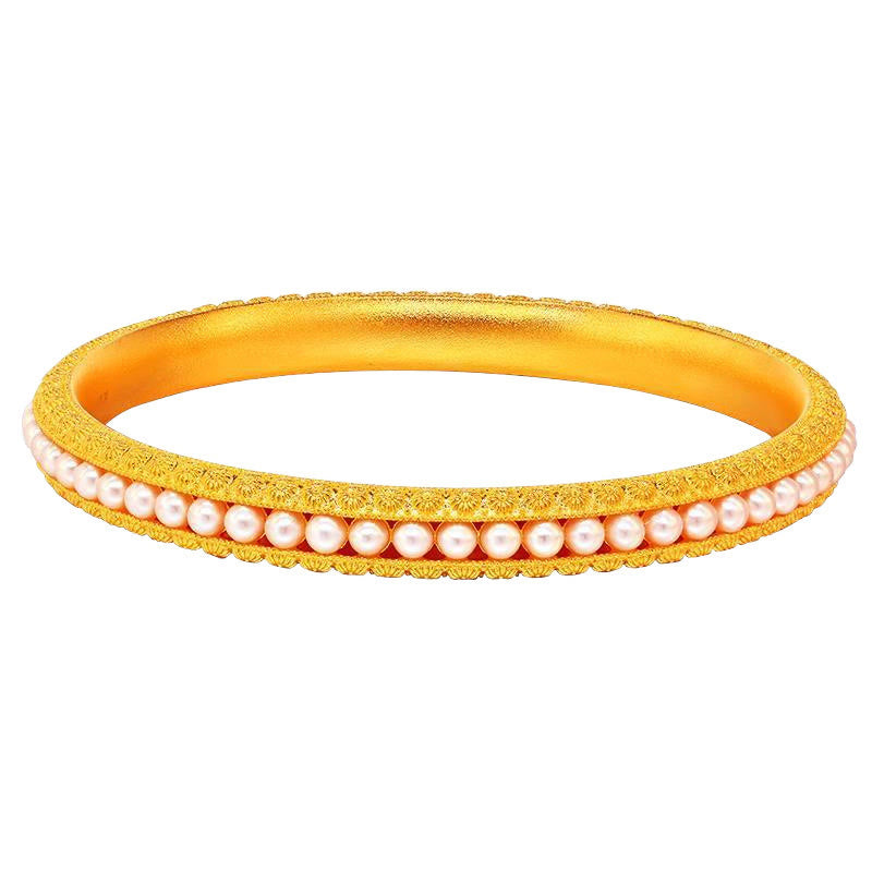 Bracelet manchette de guérison en perles de cuivre de 56 mm