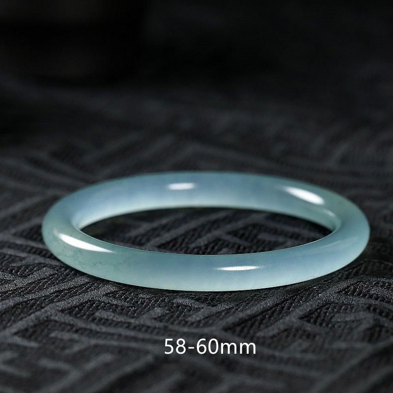 Natural Jade Healing Blessing Bangle Bracelet 58-60mm