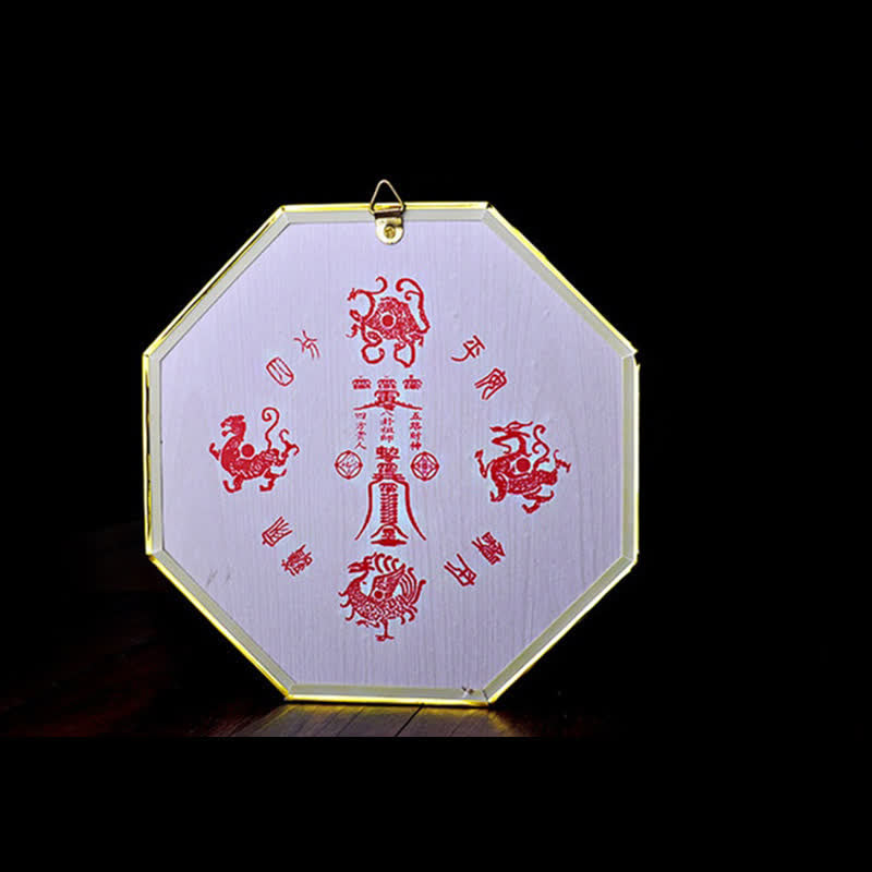 Feng Shui Bagua Map Mirror for Balance & Harmony | Wall Art