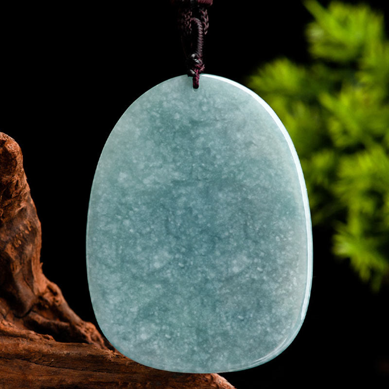 Collier de protection Ganesh en jade naturel | Amulette éléphant