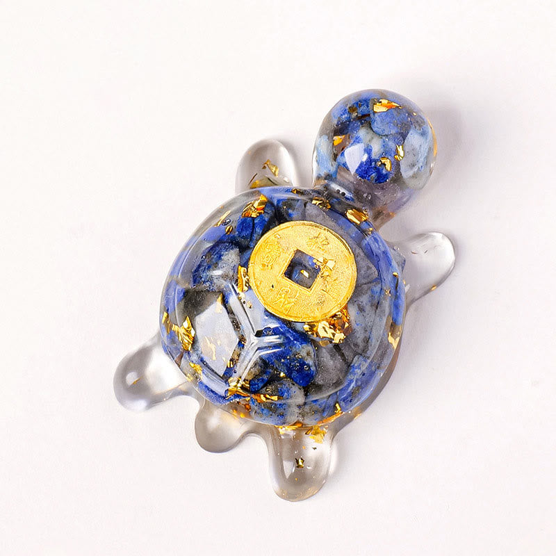 Pièce de monnaie en cuivre tortue en cristal d'aventurine verte de 5 cm, décoration zen