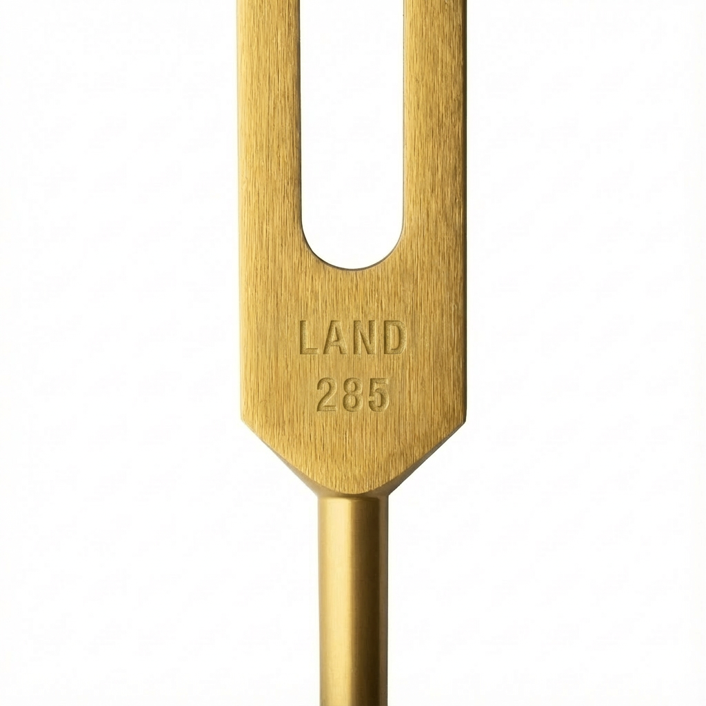 Ensemble de diapasons à résonance longue avec étui et percuteur, thérapie sonore