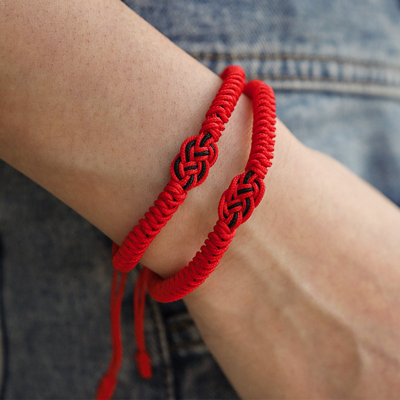 Unisex Tibetan Red String Protection Bracelet for Luck