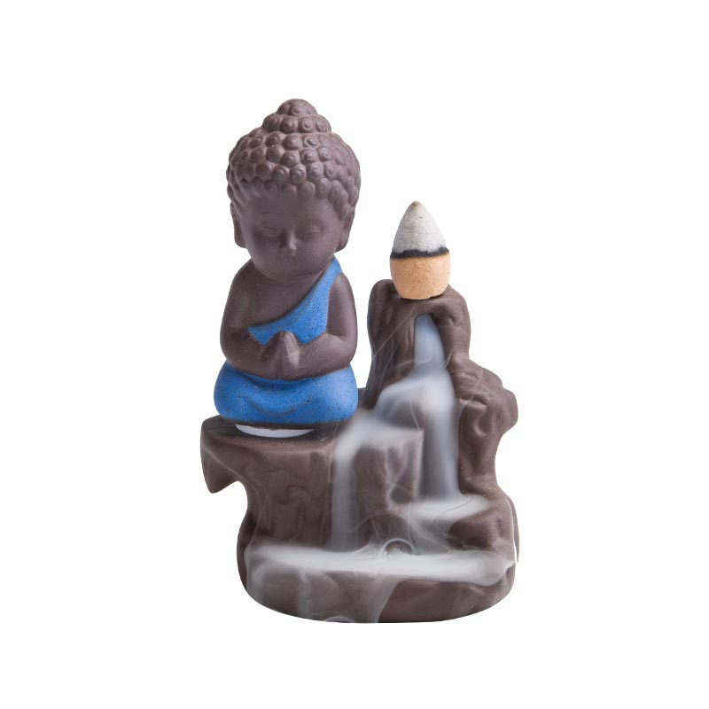 Ceramic Backflow Incense Burner Fountain - Decorative Smoke