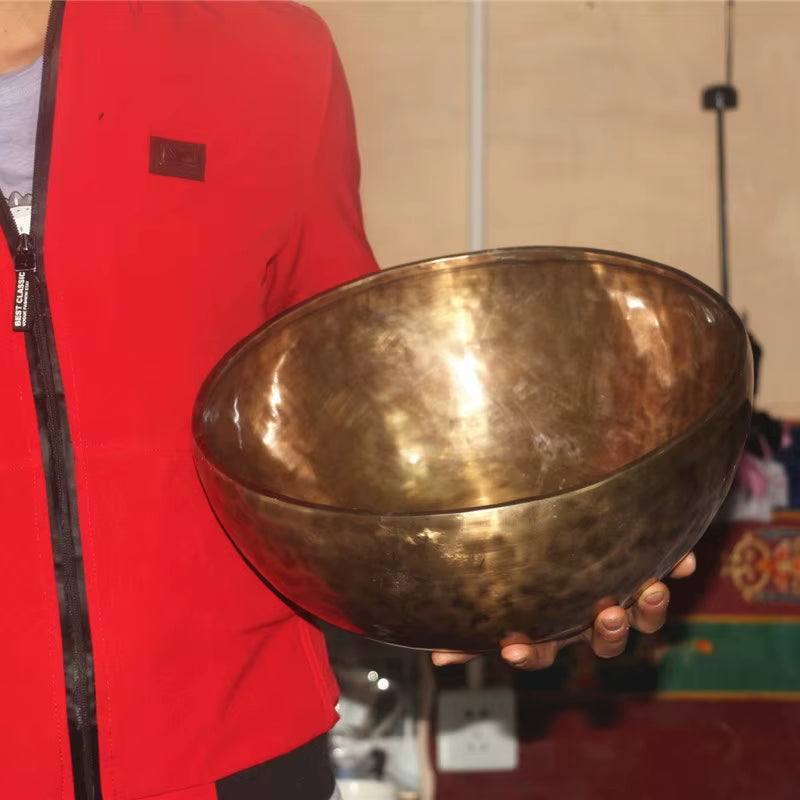 Brass Nepal Singing Bowl Handmade Percussion Instrument Meditation Yoga Tibetan Singing Bowls Sound Healing Instrument Accessory