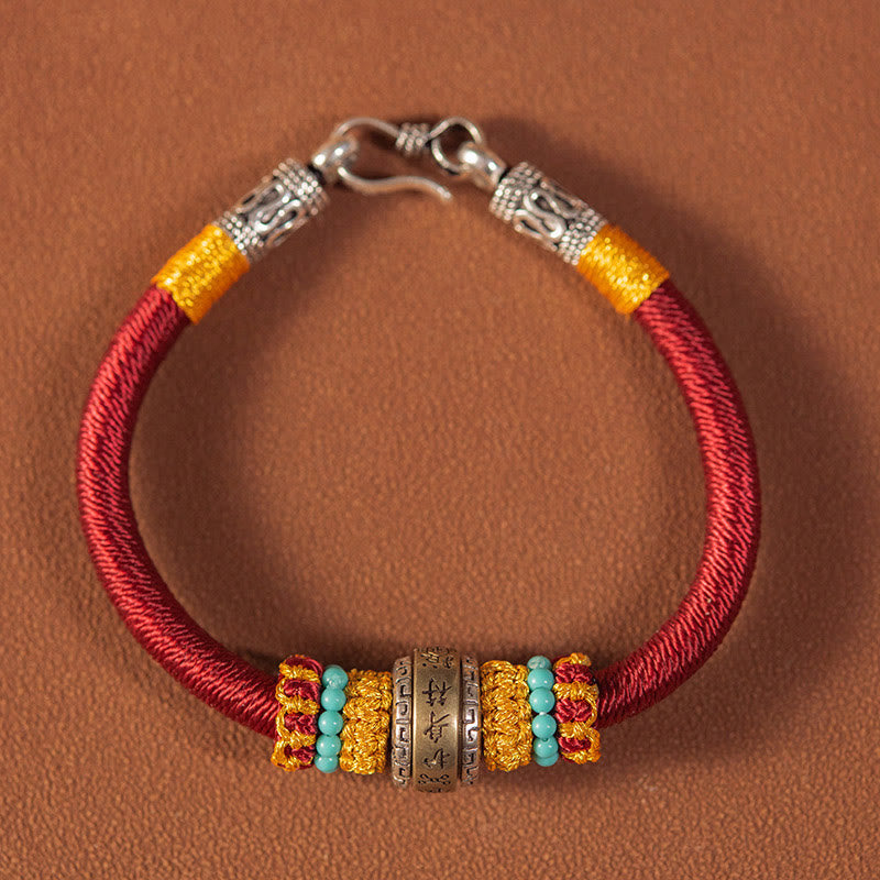 Handmade King Kong Knot Red String Bracelet for Protection