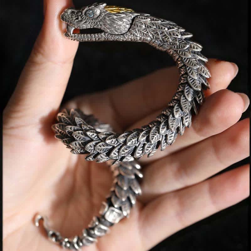 Copper Dragon Bracelet 18-24cm | Protection Amulet Chain