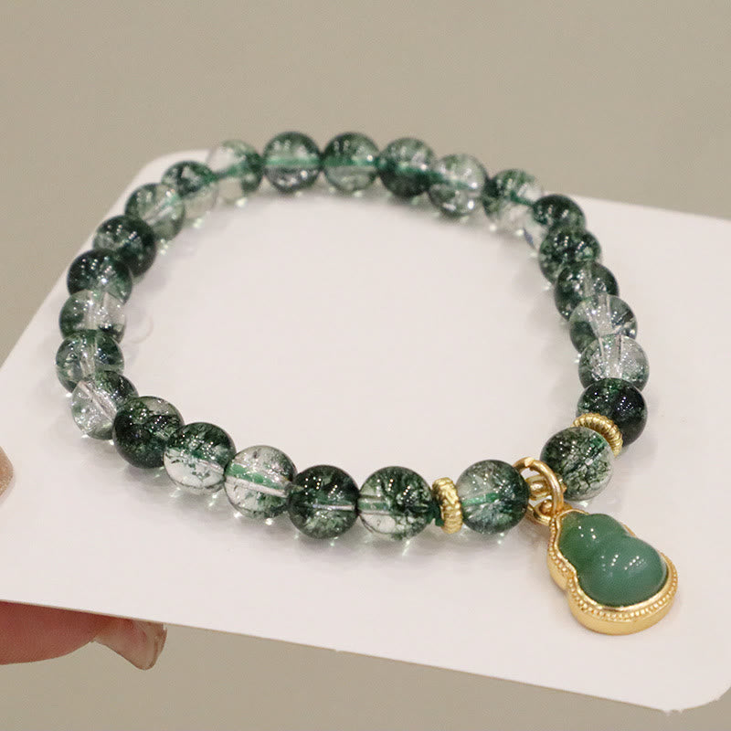 Bracelet spirituel de confiance fantôme vert de 6,5 mm