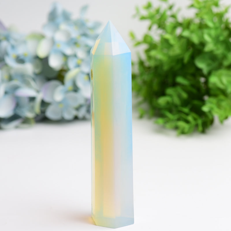 6-8 Inch Opalite Crystal Tower Meditation & Healing