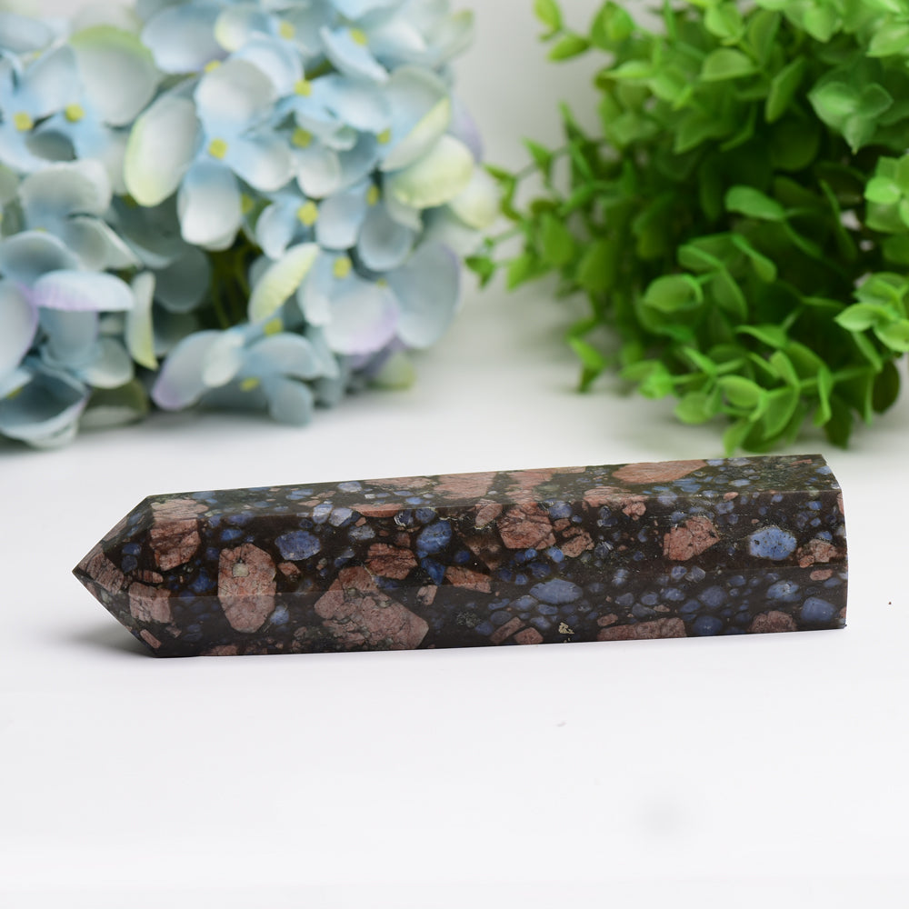 6-8 Inch Red Que Sera Crystal Tower for Healing Energy