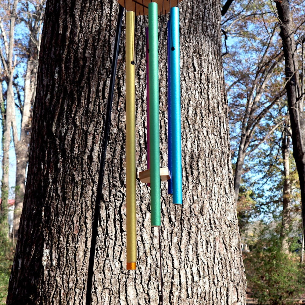 6-Tone Solfeggio Wind Chime Set - Adjustable Sound Scales - On sale