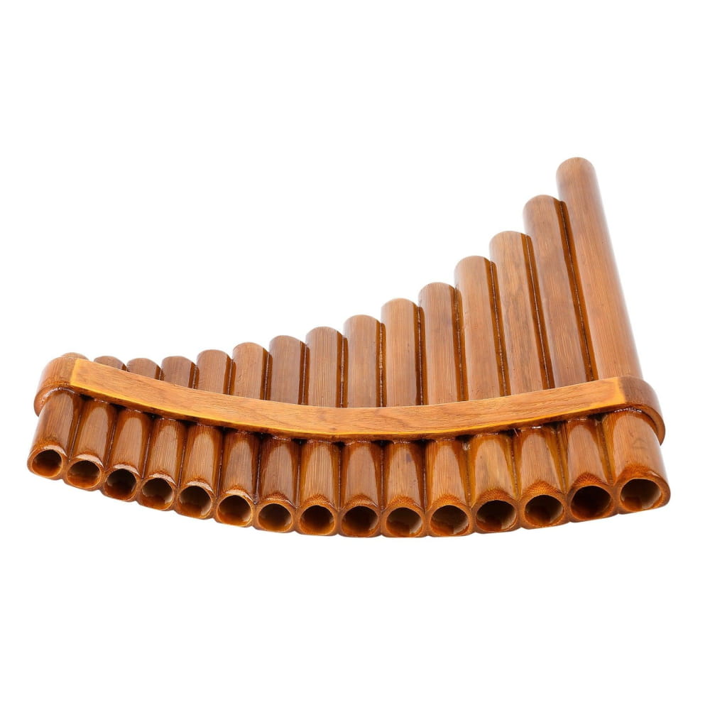 60-Character G Key Bamboo Pan Flute - Traditional Woodwind - Flute - On sale