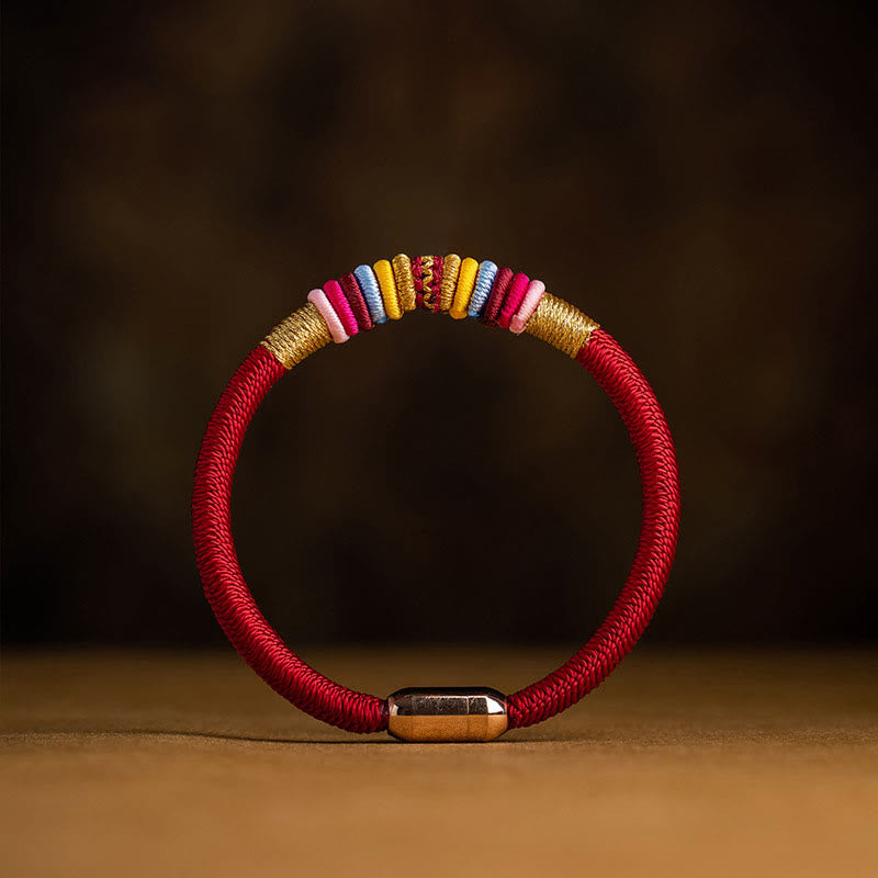 King Kong Knot Red String Protection Bracelet Magnetic Buckle