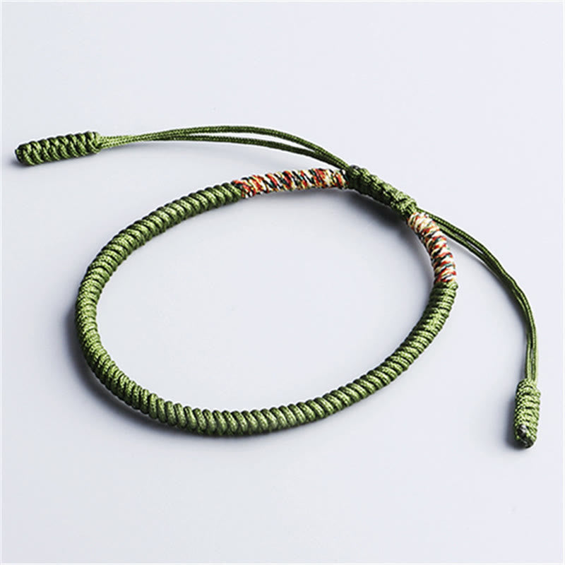 Tibetan King Kong Knot Bracelet Set for Luck & Peace