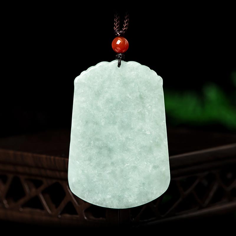 Unisex Jade Necklace with 12 Chinese Zodiac Pendants for Abundance