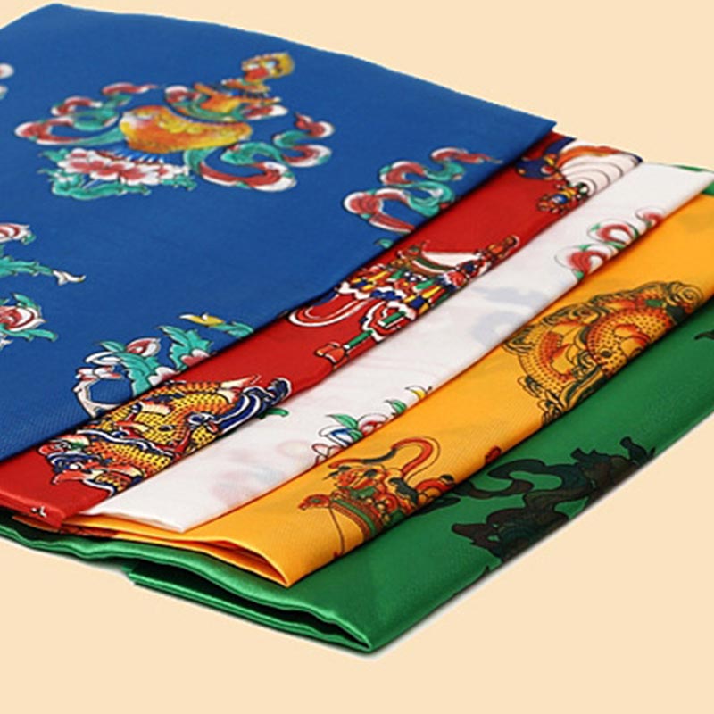 Tibetan Lucky Blessing Khata 240cm Eco Zen Decor
