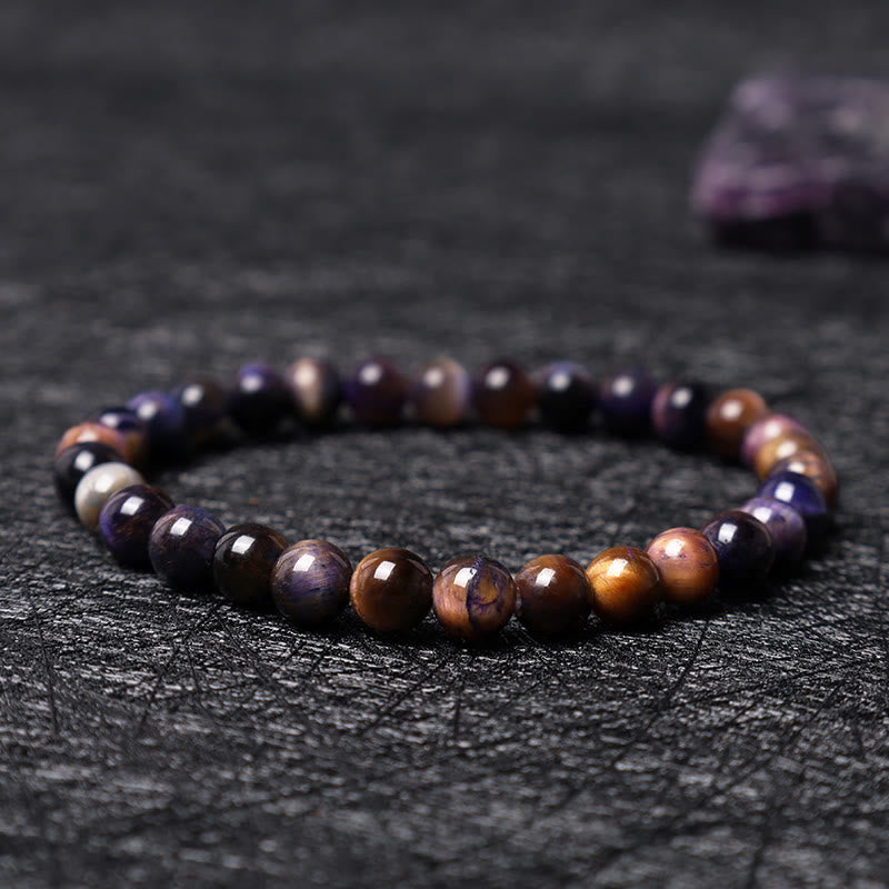 8mm Tiger Eye Protection Bracelet