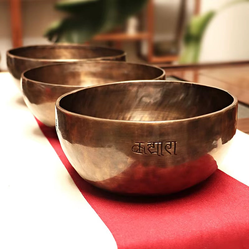 Large Buddhist Tibetan Singing Bowls Meditation Massage Yoga Mindfulness Nepal Singing Bowl Sound Healing Therapy Decorative