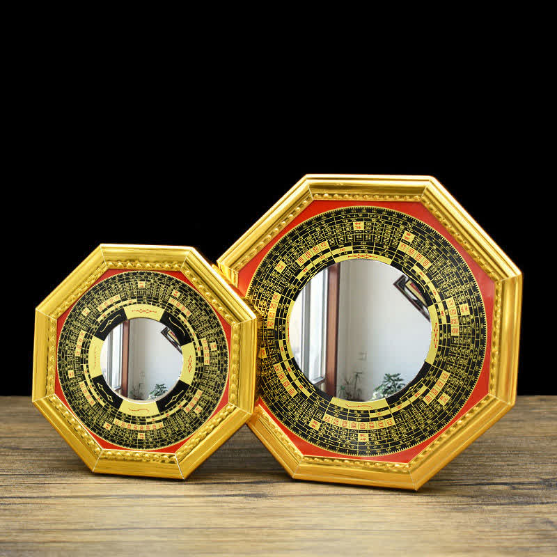 Bagua Map Wall Art 21cm Feng Shui Energy Balance Mirror