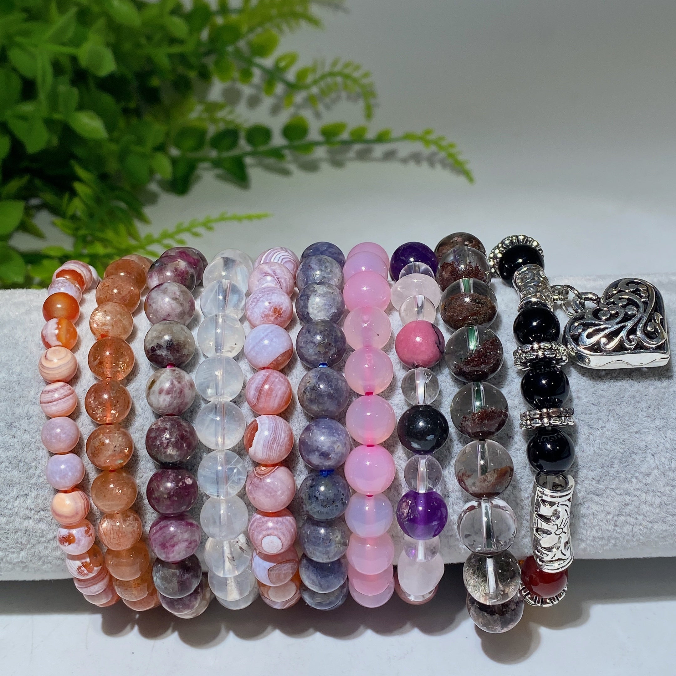 6mm-10mm Mixed Crystal Spiritual Bracelet for Healing Energy