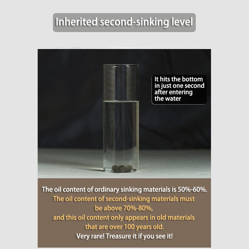 Bracelet en bois d'agar 6 mm pour la méditation et l'équilibre