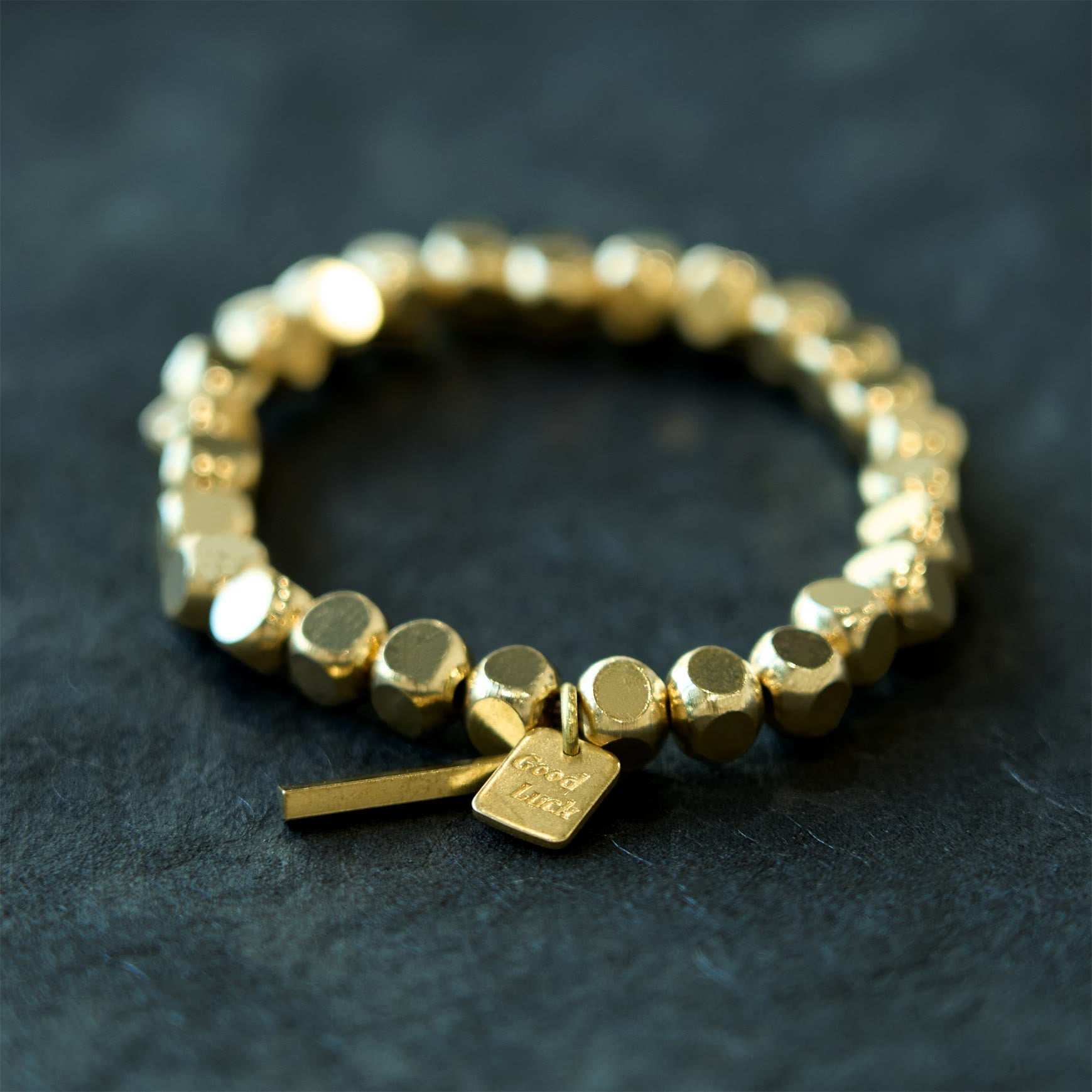 Bracelet de richesse spirituelle en cuivre de 6 mm pour la chance et l'équilibre