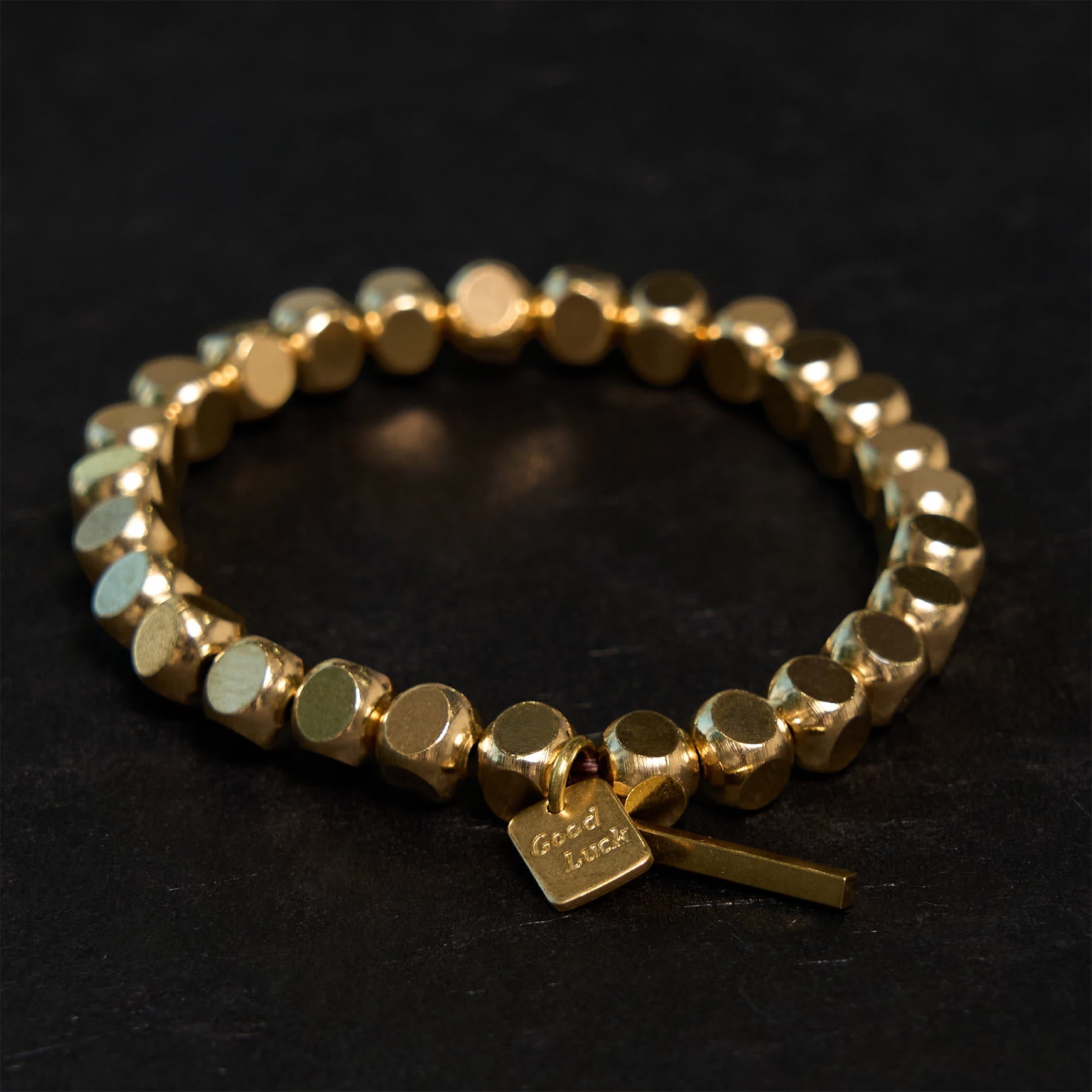 Bracelet de richesse spirituelle en cuivre de 6 mm pour la chance et l'équilibre