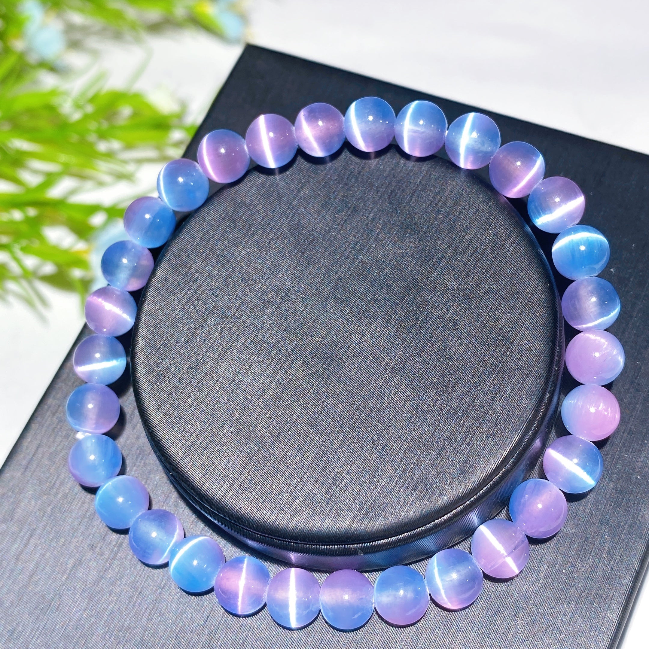 6mm Selenite Crystal Healing Spiritual Bracelet