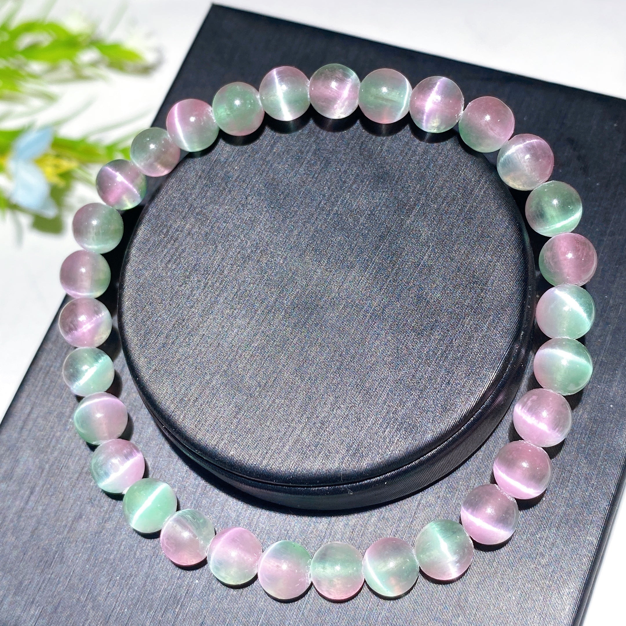 6mm Selenite Crystal Healing Spiritual Bracelet
