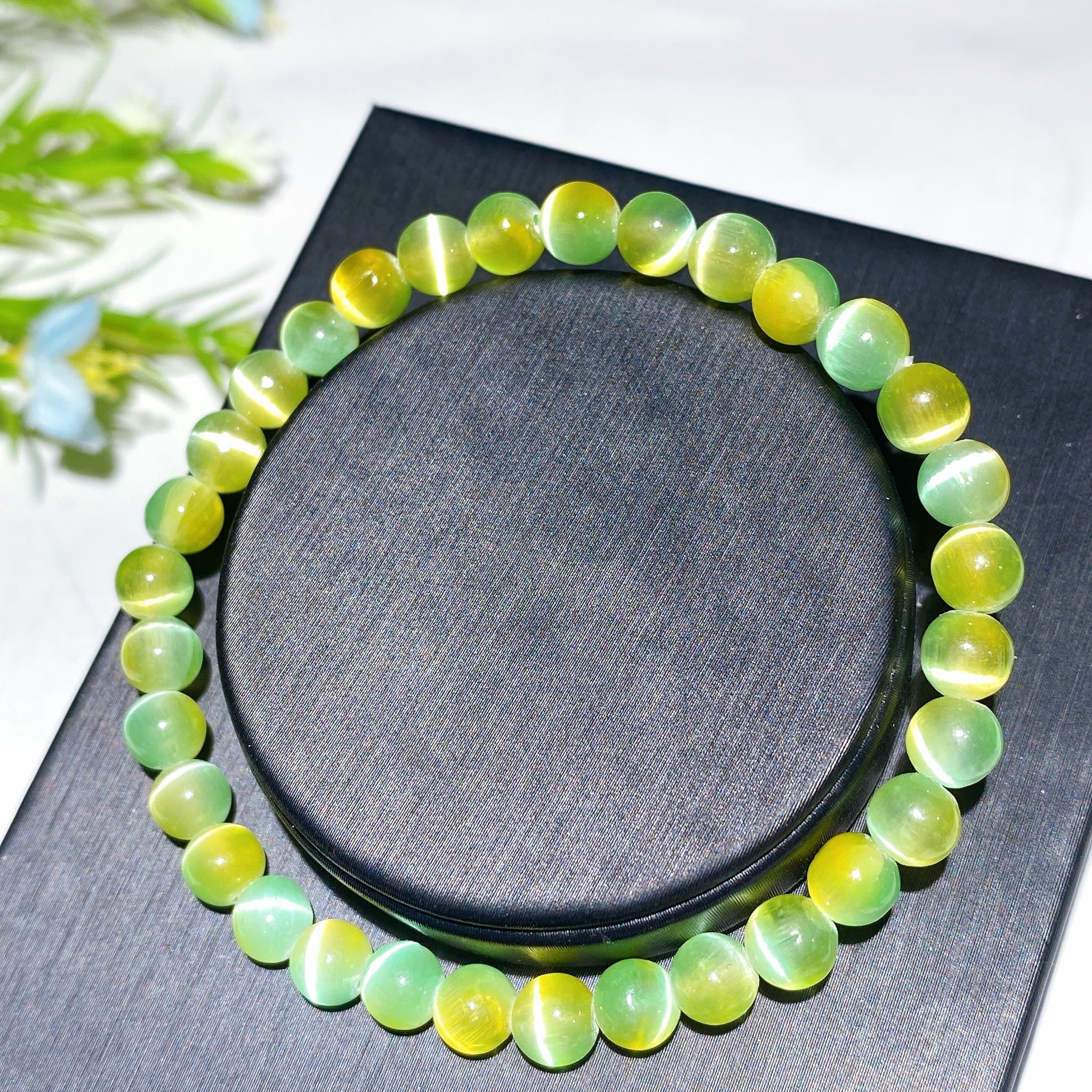 6mm Selenite Crystal Healing Spiritual Bracelet