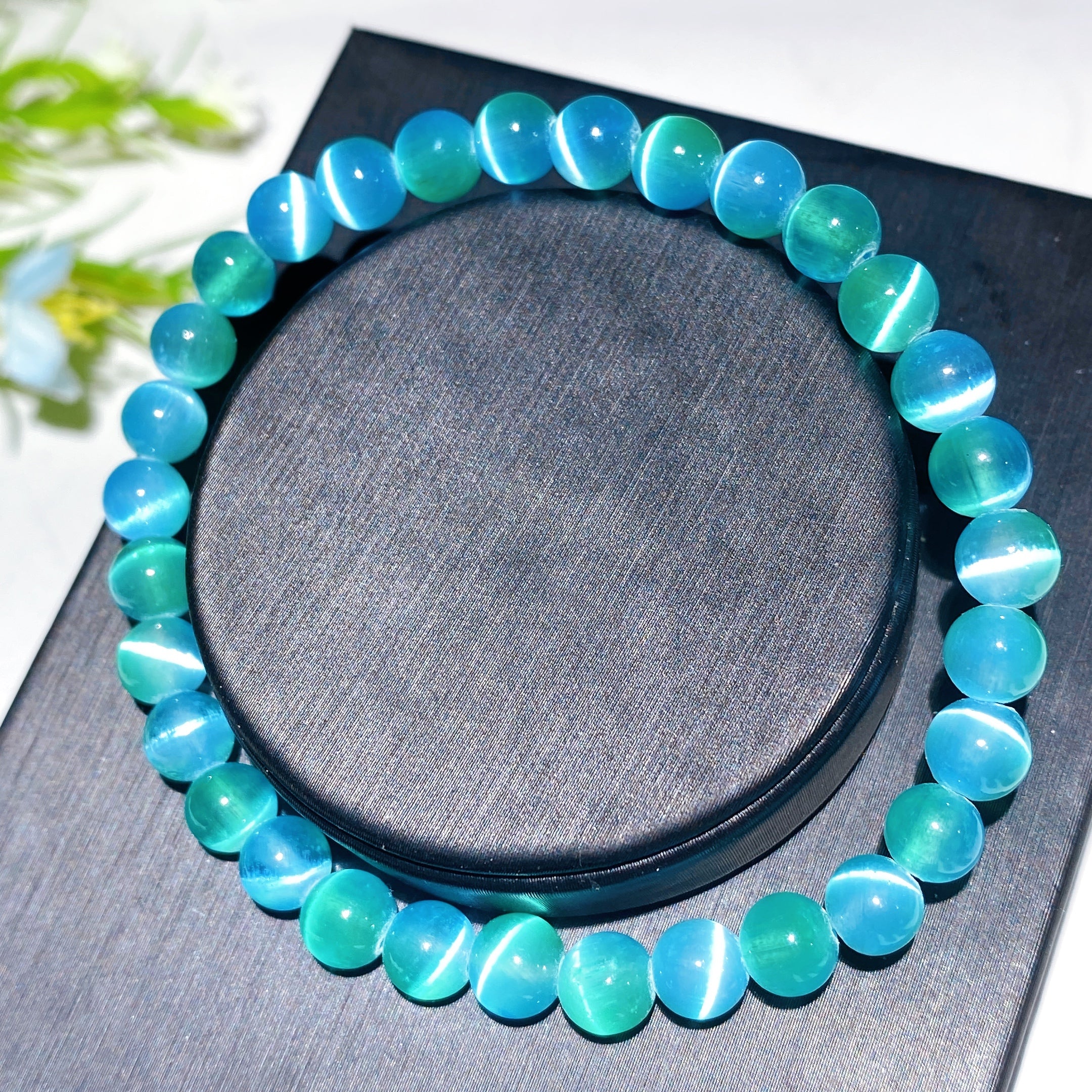 6mm Selenite Crystal Healing Spiritual Bracelet