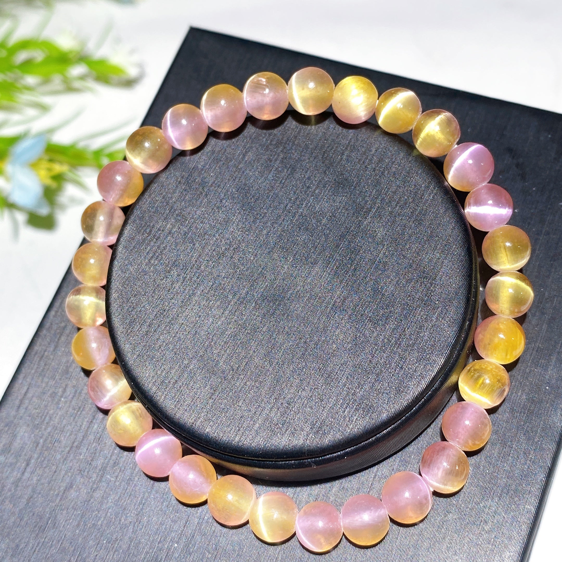 6mm Selenite Crystal Healing Spiritual Bracelet